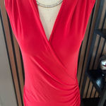 ZARA  red shirt short sleeves crossbody size small Photo 0