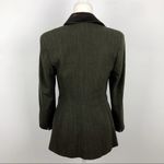 Vintage Jenne Maag Equestrian Wool Blend Blazer with Leather Trim Small Photo 8