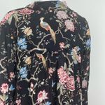 H&M GP & J Barker x  sheer button down floral bird print dress 12 Photo 5