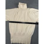 Semplice Turtleneck‎ Sweater Women Small Angora Wool Balloon Puff Sleeve Photo 2