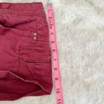 Ymi Wanna Betta Butt Maroon Burgundy Twill Butt Lift Short Shorts Size 7 Photo 11