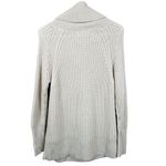 Ramy Brook Sweater Womens XS Cream Merino Wool Mock Neck Chunky Cable Knit Photo 2