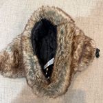 Women’s Green Trapper Hat with Faux Fur Trim Photo 9