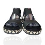 Sorel Ella II Leather Strappy Stretch Sandal 8.5 Minimalist Espadrille Flats Photo 5