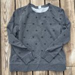 amazon essentials | size xl | star pattern | french terry fleece crewneck Gray Photo 2