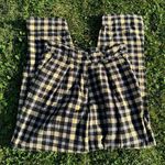 Motel Rocks Yellow Plaid Pants Photo 0