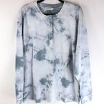 Lacausa  Lolo Henley Medium Weight Organic Cotton Jersey Unisex Fit Blue XL Photo 4