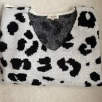 Cheetah Print Sweater Black Size M Photo 1