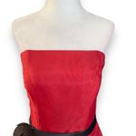 Vintage Eden Maids Red Strapless Fit Flare Mini Dress Black Tulle 6 Dark Romance Photo 3