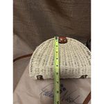 Patricia Nash  Straw Bonella Dome Crossbody Bag Spring Wicker Montisi Photo 6