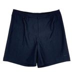 Nike NWT  Women's Black Flat Front Dri-Fit UV Bermuda Golf Shorts-Medium Photo 0