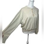 Gap  Vintage Soft Henley Sweatshirt Photo 3