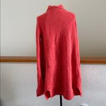 Free People  orange wool cardigan jacket coat oversized knit trench Photo 2