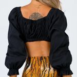 Princess Polly  take it to heart top in black Photo 1