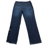 Talbots Vintage 1990s Floral Embroidered Straight Leg Stretch Jeans Size 12 Photo 6