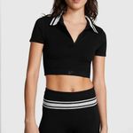 PINK - Victoria's Secret 🌺NWT VICTORIA SECRET PINK BLACK AND WHITE BIKER SHORTS SIZE MEDIUM🌺 Photo 0