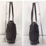 Coach Vintage Black canvas & leather tote Photo 4
