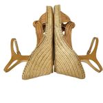 Loeffler Randall Priya Wedge Espadrille in Beige/Khaki - Heeled Leather Sandal Photo 9