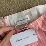 Lovers + Friends  white pink striped skirt Photo 3