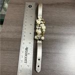 Abercrombie & Fitch Gold Leather Cha Cha Bracelet Photo 4