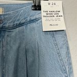 Madewell NEW  The Harlow Wide-Leg Jean Airy Denim Edition Sz 24 Small Minimalist Photo 5