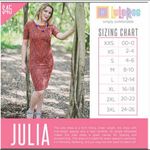 LuLaRoe  bright floral Julia‎ dress Photo 4