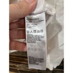 ALLSAINTS  cotton sweatshirt top long sleeve white sz M Photo 5