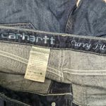 Carhartt Curvy Fit Capri Cropped Jeans Size 10 Cuffed Photo 1