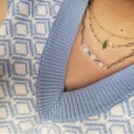 Hollister California Blue And White Sweater V-Neck Vest XS Photo 1