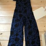 Kate Spade x Target NWT Women's Classic Rose Jumpsuit Blue/Black Size 10 Blue Photo 6