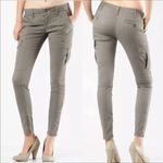 Free People Black Military Skinny Leg Cargo Pants. Size 26 Photo 1