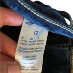 7 For All Mankind Dark Blue Jean Bermuda / long Shorts sz 12 Photo 7