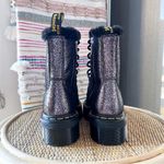 Dr. Martens Jadon Distressed Metallic Faux Fur Lined Platform Boots Women’s 7 Photo 4