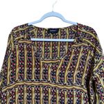 Tolani  Womens Size Small Multicolor Kedia Print Silk Artsy Dress Photo 1