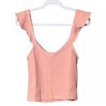 Marine layer $78  Jude Flutter Sleeve Cotton Tank Photo 2