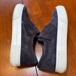 Vince  Cage Suede Platform Sneakers Velcro‎ Navy Blue Size 8.5M Photo 8