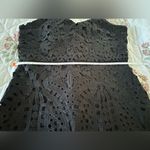 Lulus  Black crochet Lace Mini Dress women large   Hoco Photo 6