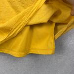 Andree by Unit Women’s  Mustard Ruffle Sleeve Dress Size Small Photo 2
