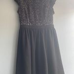 Xhilaration  Black Lace Midi Mini Dress Photo 3