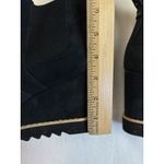 Toms ‎ Black Suede Ankle Wedge Bootie Women's 10 Low Top Photo 5