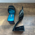 Nine West Womens Yougo Sandal Black Heels Photo 4