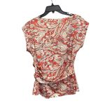 Pacific&Co Women’s XS NY &  Pink Cream Ruched Side Tie Top Blouse Photo 5