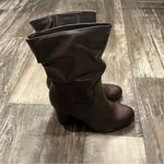 Style & Co . Dark Brown Heeled Boots Size 9.5 Photo 5