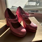 Steve Madden Pink Platform Mary Jane Heels Photo 4
