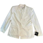 Valerie Stevens NWT Evening Women's White One Button Embroidered Jacket Size 8P Photo 0