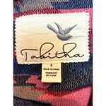 Tabitha Anthropologie Hooded Belted Aztec Print Pink Knit Cardigan Jacket Small Photo 3