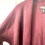 Rachel Zoe burgundy open cardigan Photo 6