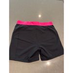 VSX Victoria Secret Sport Shorts Womens Large Black Pink Athletic Gym Photo 2