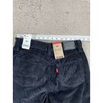 Levi's NWT  Women Corduroy High Waist Mom Jeans Straight Leg Denim 29/30‎ School Photo 2