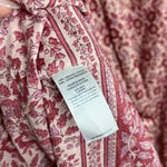 Faherty  Women’s Sz Large Organic Cotton Hyland Dress New NWT Pink Floral Tank Photo 4